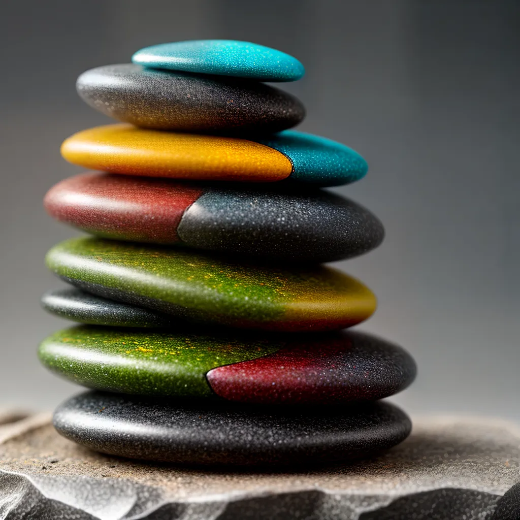 Fotos pedras coloridas significados sonhos