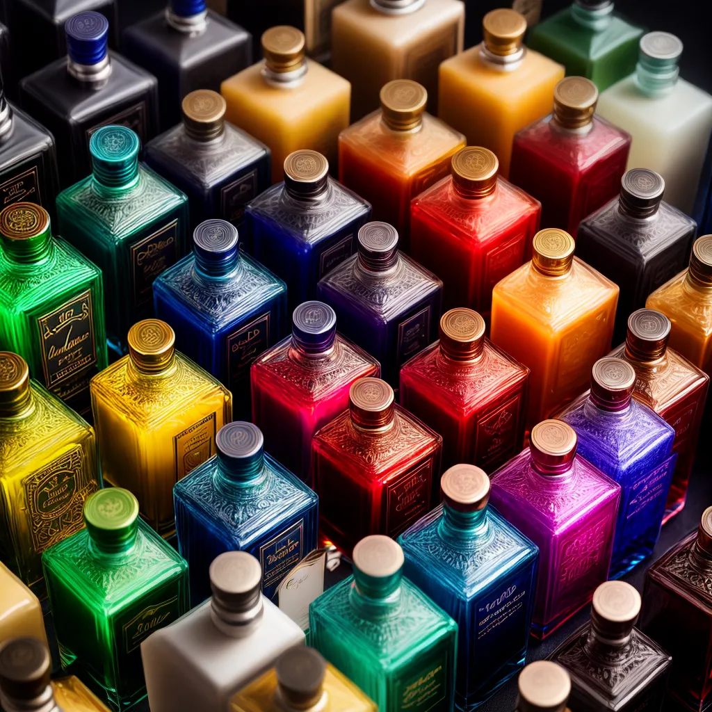 Fotos perfumes coloridos sonhos misterio