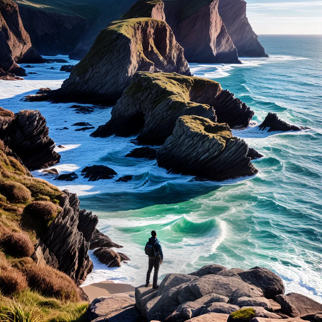 Descubra o Significado Marítimo dos seus Sonhos e seja Focado na sua Interpretação 3 Fotos pessoa contemplando oceano sonhos