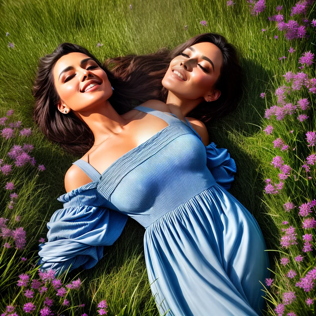 Sonhar com coisas simples: o que isso pode indicar? 2 Fotos pessoa deitada campo ceu azul flores coloridas