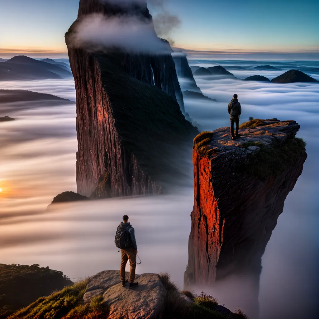 Desvendando a Calcinação nos Sonhos: Seus Significados Profundos 5 Fotos pessoa desfiladeiro nevoeiro por do sol