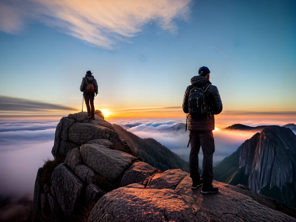 Fotos pessoa montanha por do sol constelacao