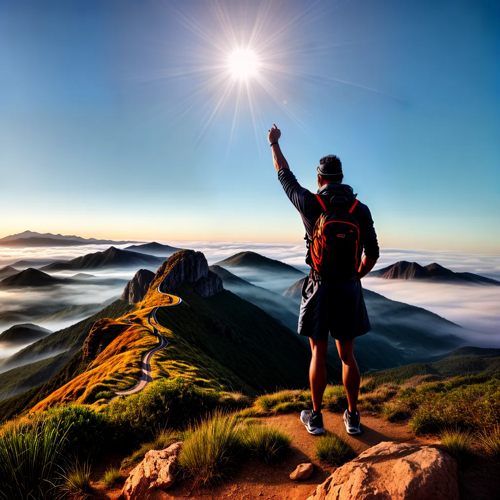 Garimpe seus sonhos e descubra seu verdadeiro significado 3 Fotos pessoa montanha por do sol sonhos 4