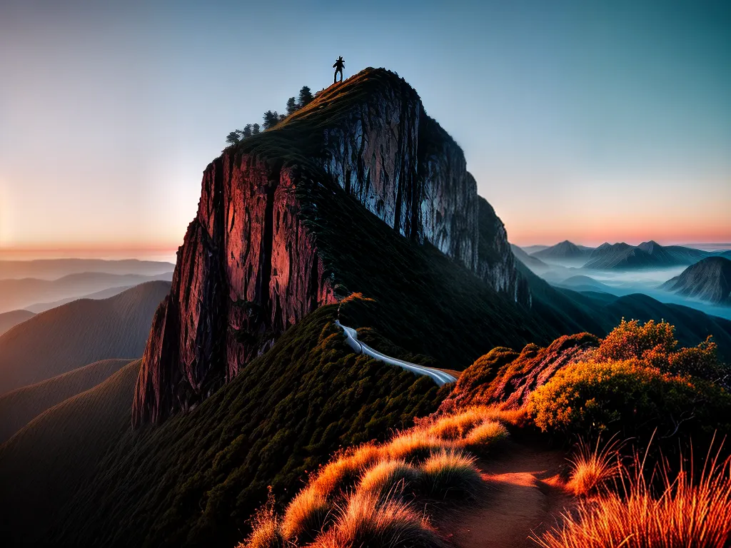 Aprovação dos Seus Sonhos: Descubra seu Verdadeiro Significado 2 Fotos pessoa montanha sonhos por do sol