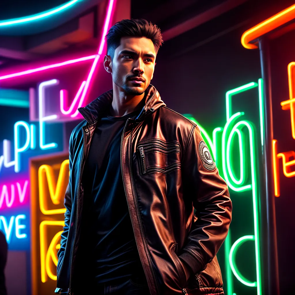 Sonhar com o Inadequado: Decifrando o Significado dos Sonhos de Brilho 3 Fotos pessoa neon enigma pensativo