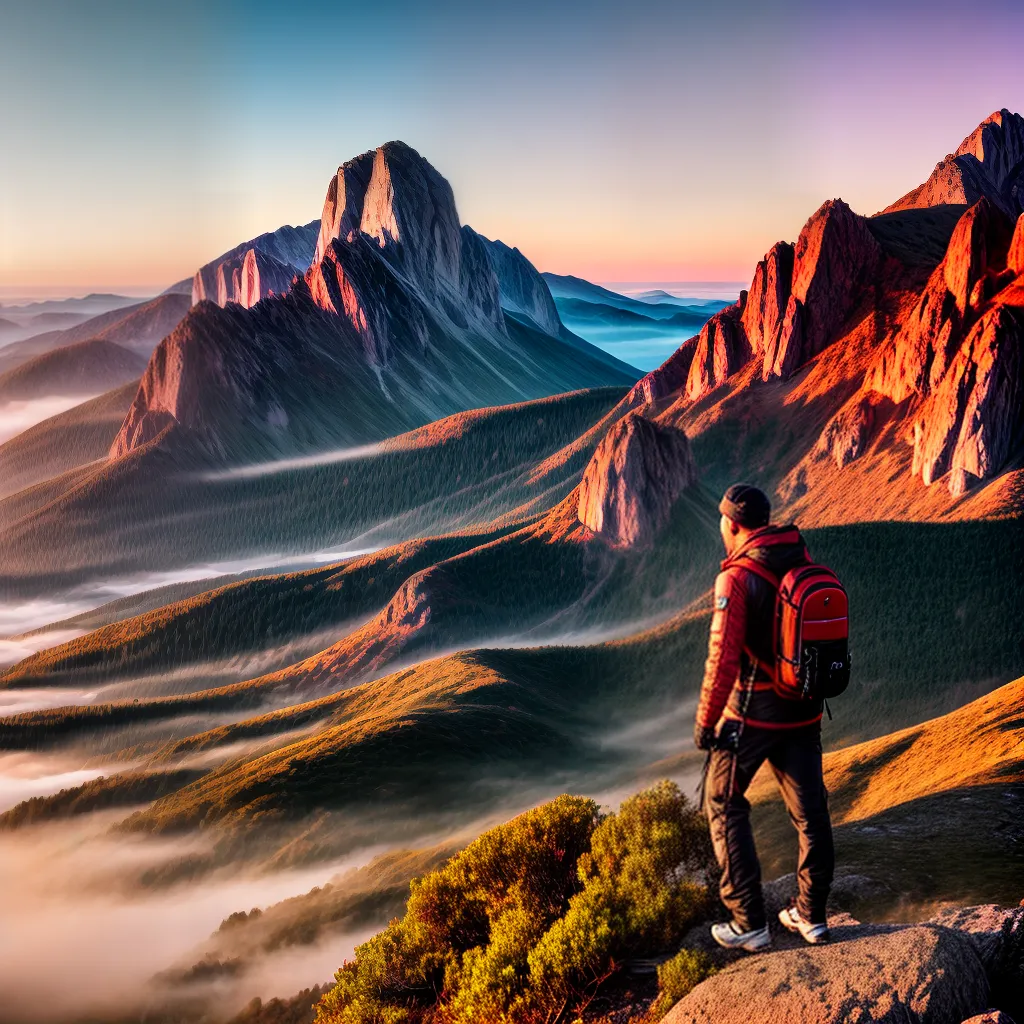 Sonhar com Deslumbrante Modesto: Qual o Significado? 3 Fotos pessoa por do sol montanha beleza