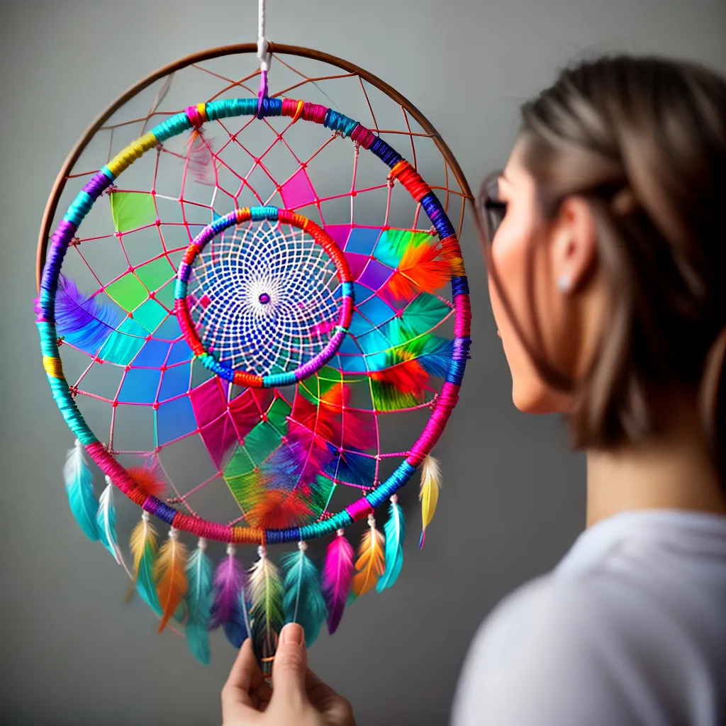 Encontrando a Verdadeira Significado dos Sonhos: A Busca pelo Equilíbrio dos Sentidos 3 Fotos pessoa sonhadora dreamcatcher luz