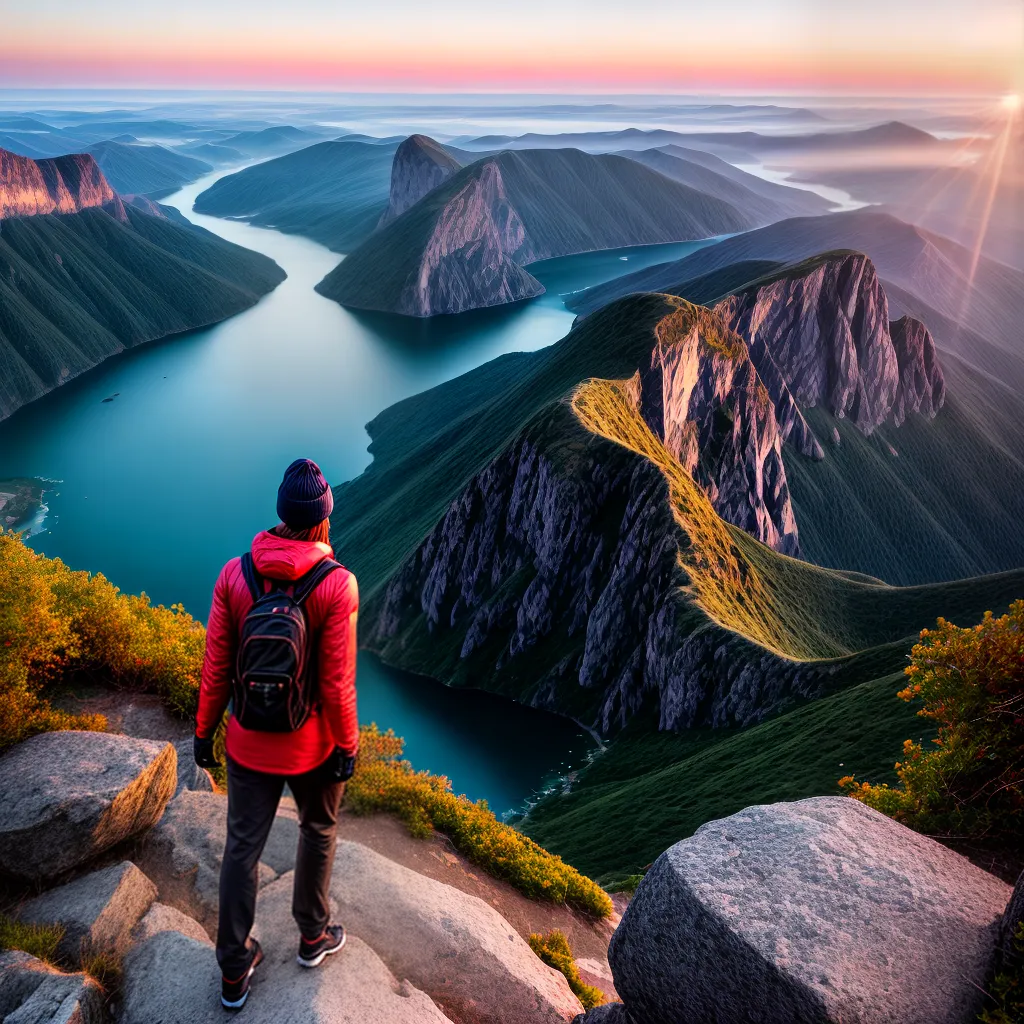 Sonhar é ser: Transforme seus sonhos em realidade e conquiste o impossível! 5 Fotos pessoa topo montanha por do sol