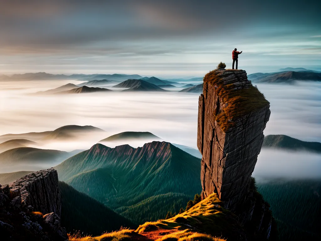 Fotos pico montanha por do sol felicidade