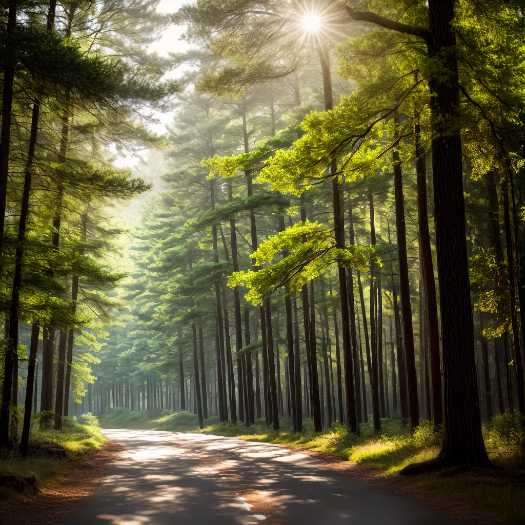 Pinhal: Renovação e Esperança - Descubra o Significado de Sonhar com Pinheiral 5 Fotos pinheiro dourado floresta renovacao