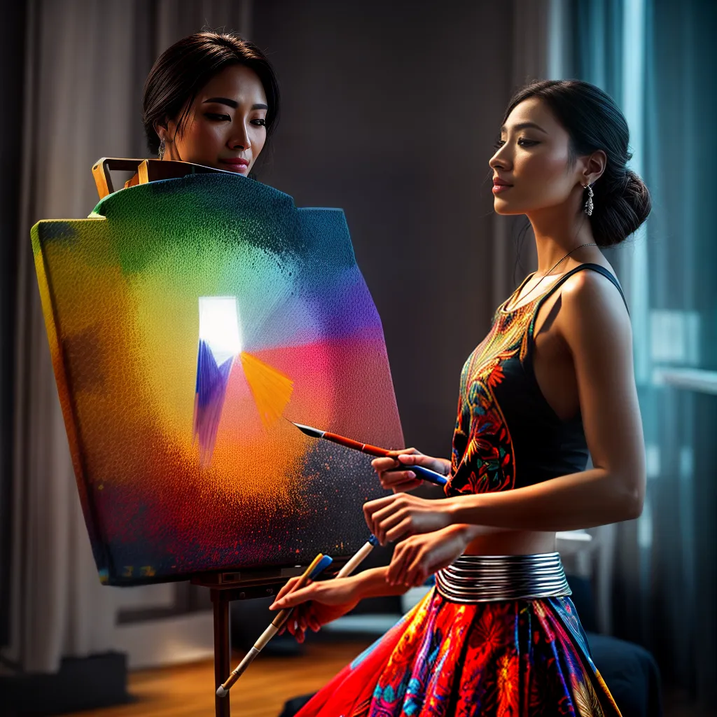 4. Significado dos sonhos: Artista em ação! Descubra o que pode representar. 2 Fotos pintor sonhos simbolos vibrantes
