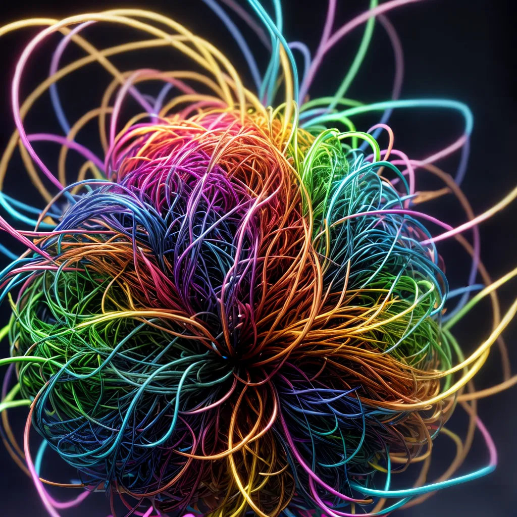Fotos pintura abstrata cerebro neural emocoes