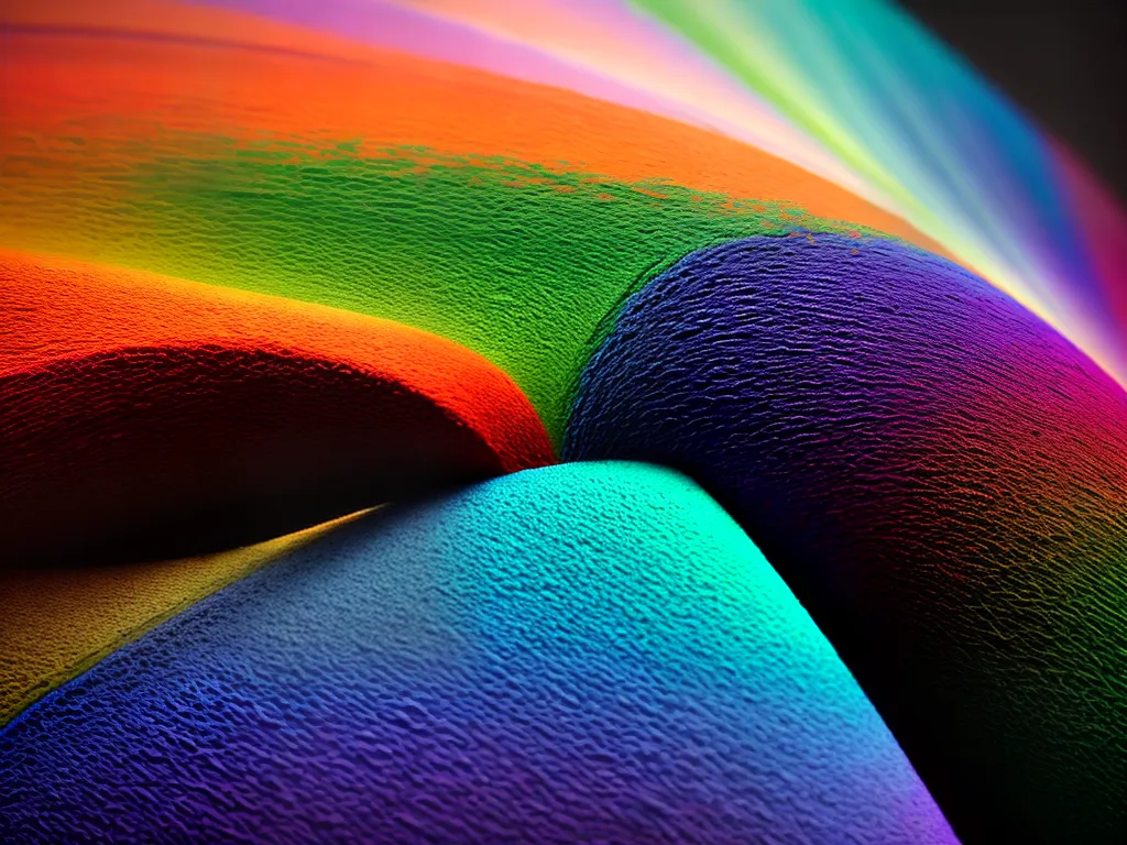 Fotos pintura abstrata cores vibrantes