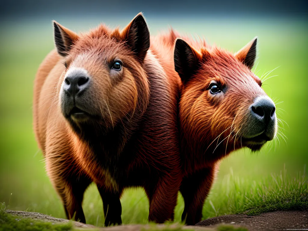 artigo selecionado: O que Significa Sonhar com Capivara? Descubra Aqui! 3 Fotos pintura capybara paisagem mistica
