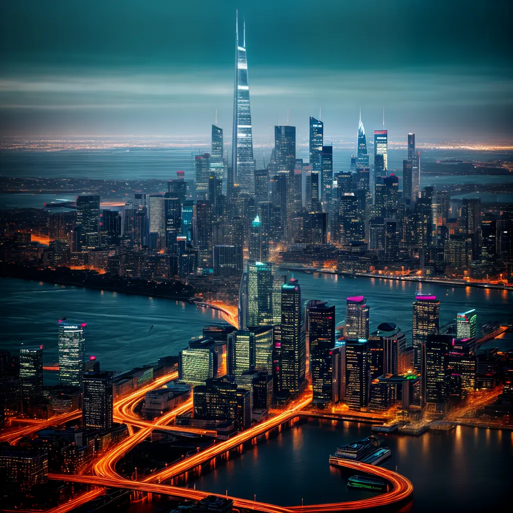 Fotos pintura cidade noturna surrealismo sonhos