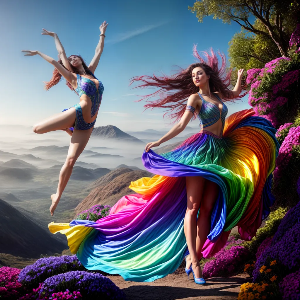 Fotos pintura danca aerea misterio sonhos