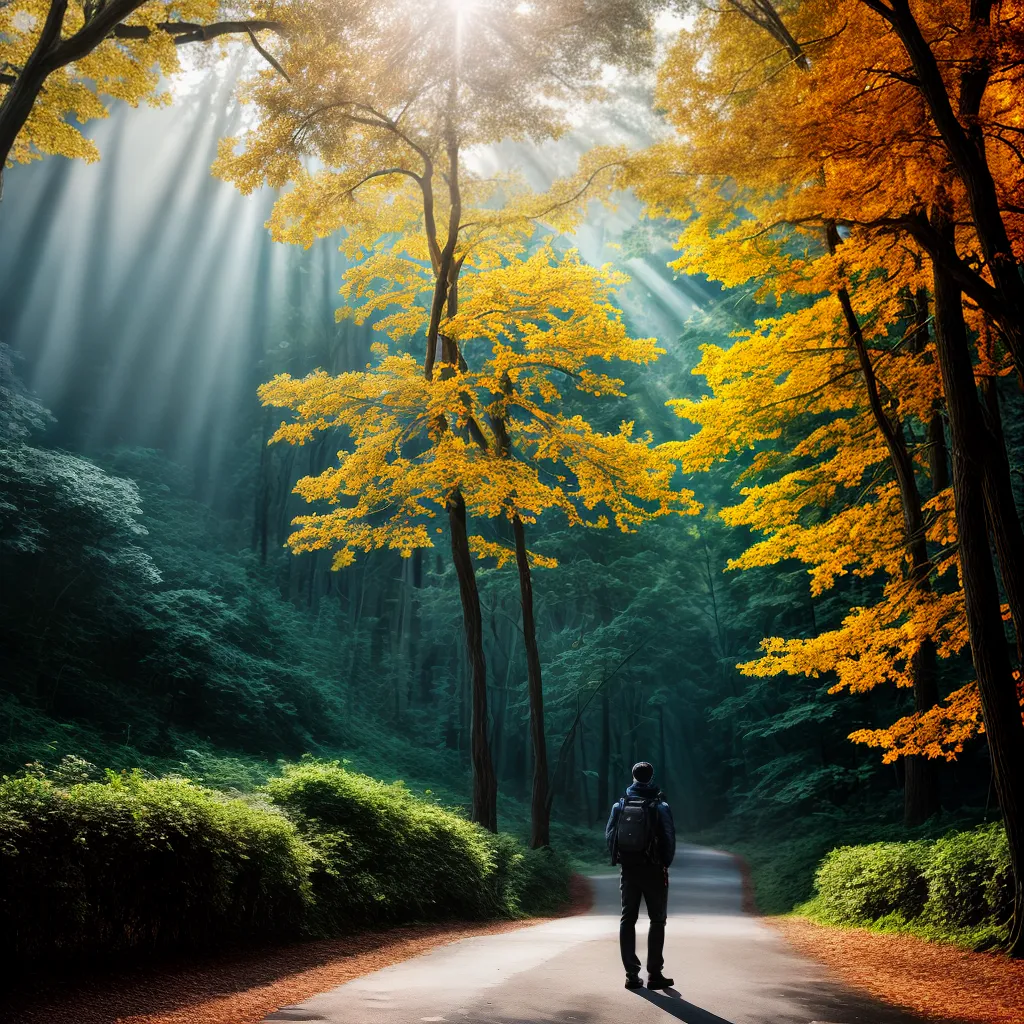 Fotos pintura floresta mistica simbolos sonhos