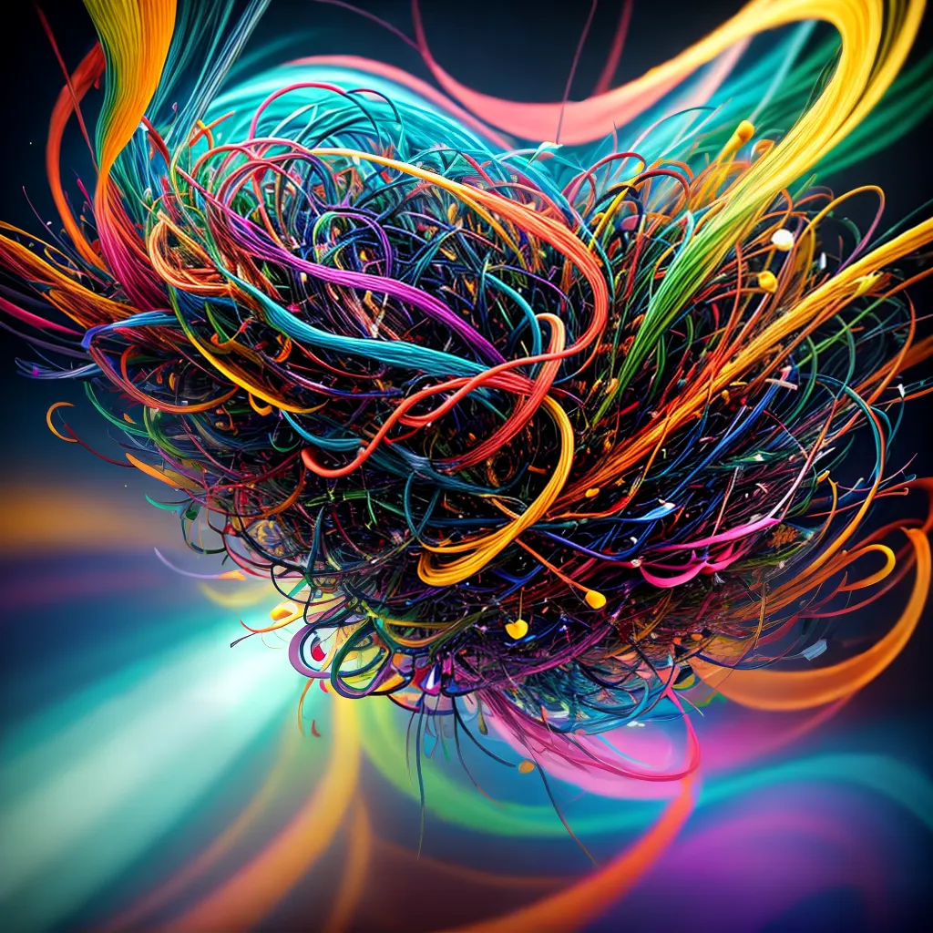 Significado dos Sonhos Caóticos: Desvendando o Inconsciente 4 Fotos pintura mente abstrata sonhos