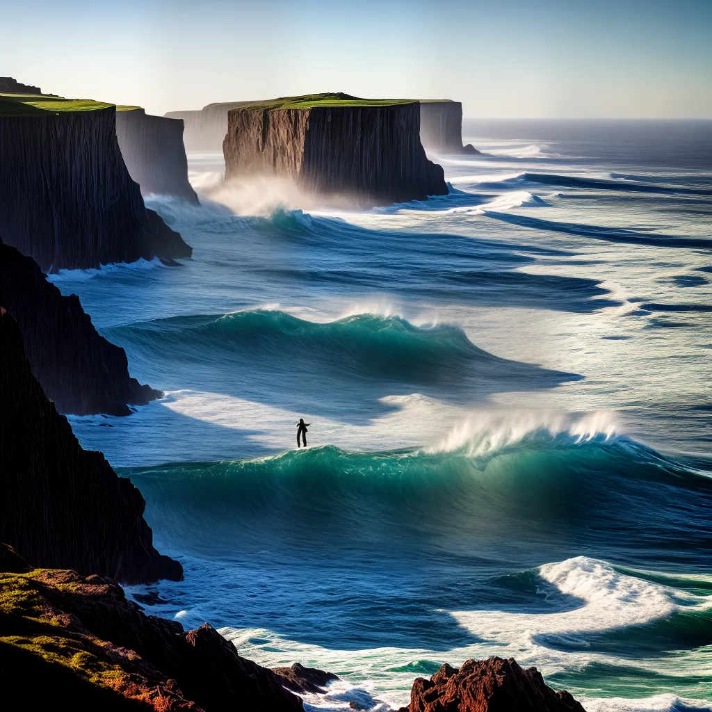 Significado de Sonhar com a Inconsciência Imprevisível do Indomável 5 Fotos pintura oceano misterioso figura sombra