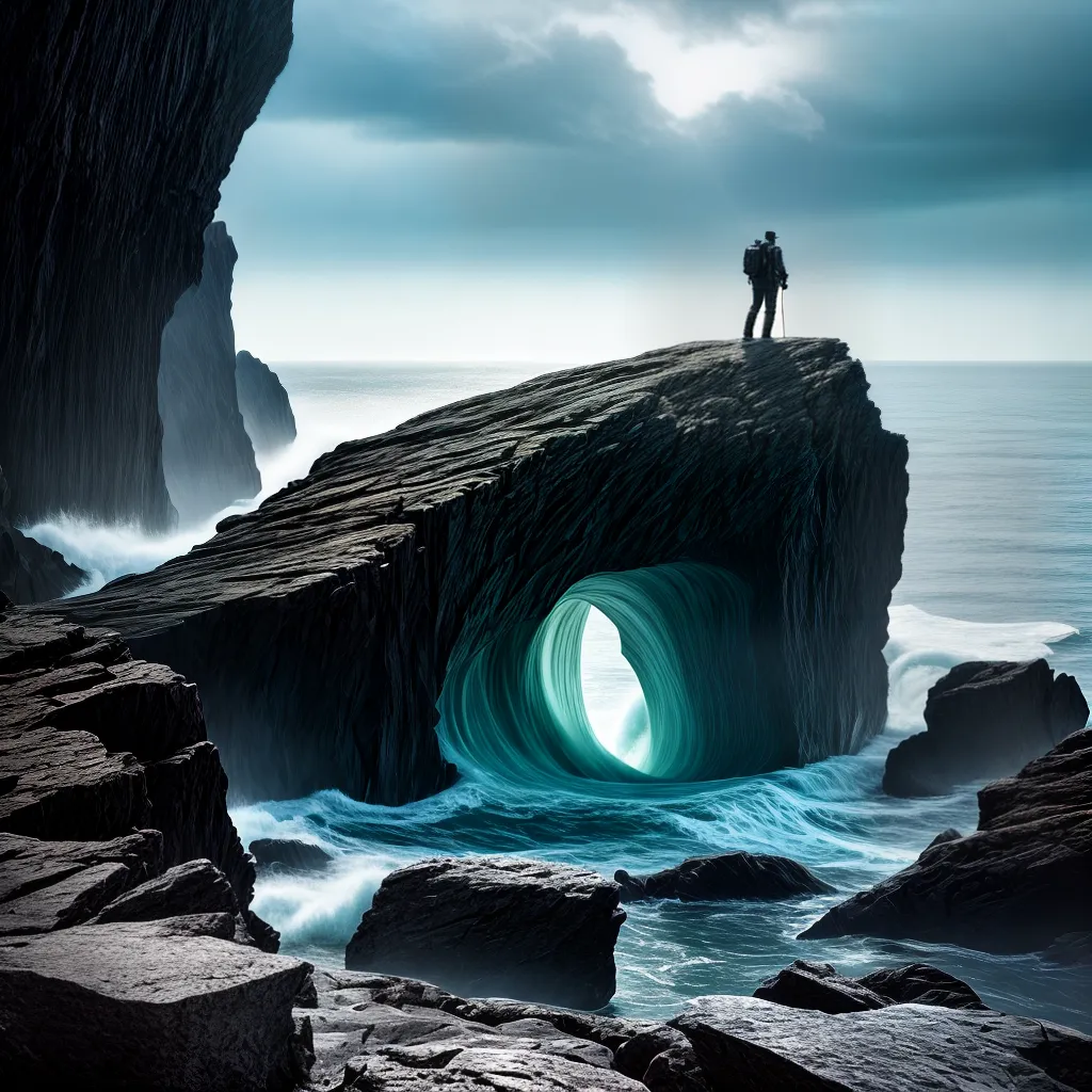 Significado de Sonhar com a Inconsciência Imprevisível do Indomável 2 Fotos pintura oceano turbulento misterio
