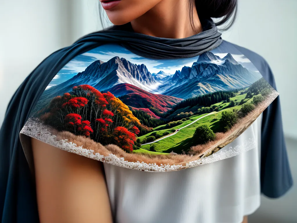 A Incrível Jornada dos Sonhos de Paisagem e Quadros 2 Fotos pintura paisagem montanha cores vibrantes