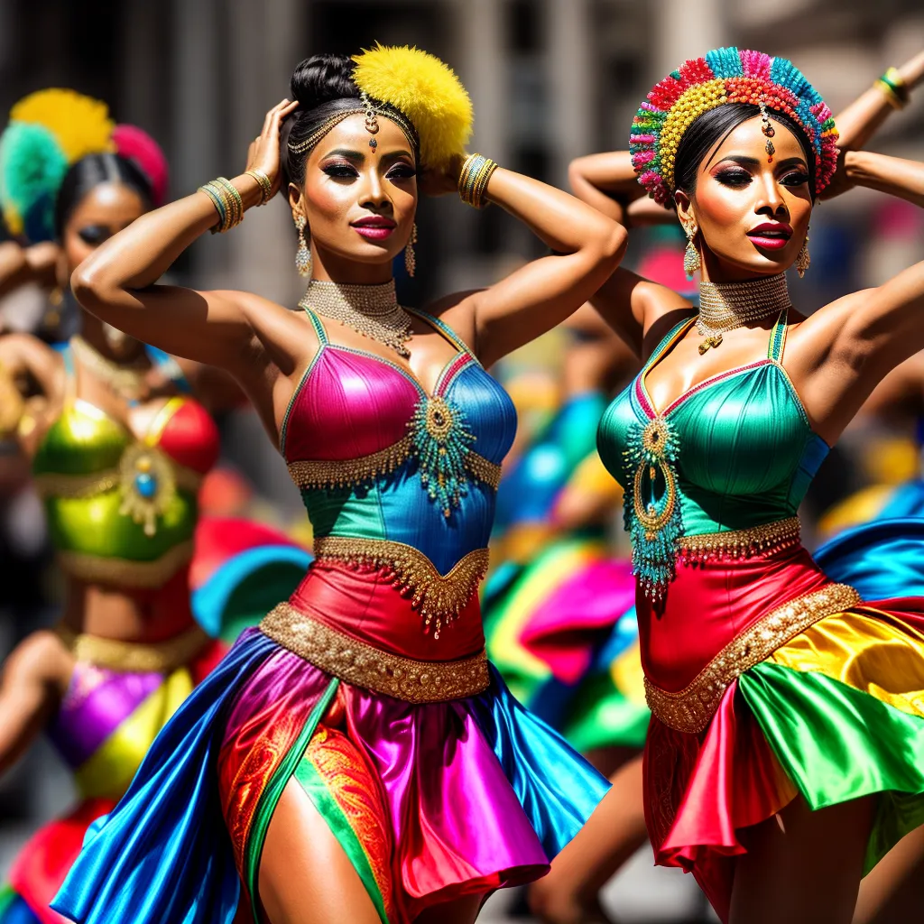 Fotos pintura samba danca energia