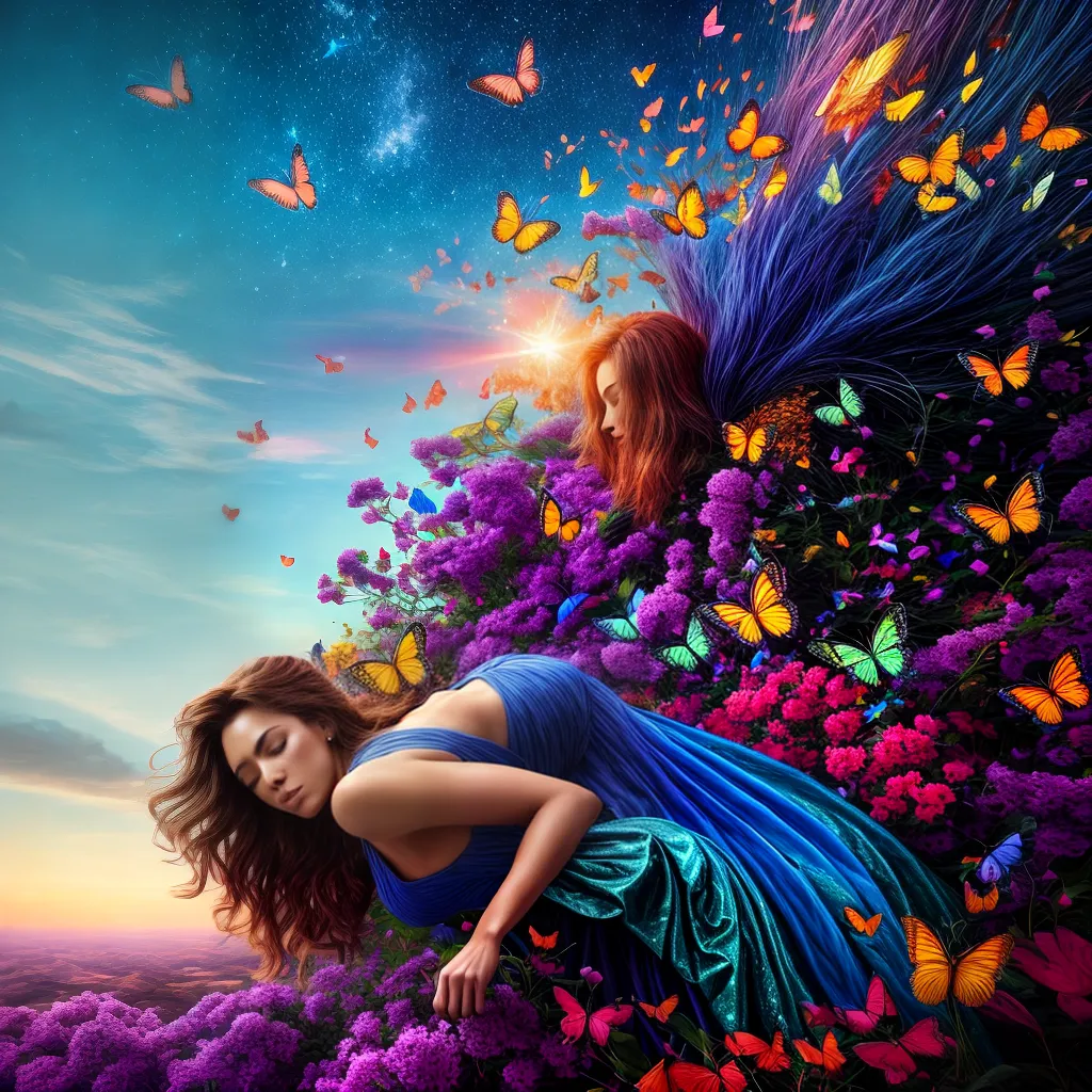 Fotos pintura sonho colorido fantasia