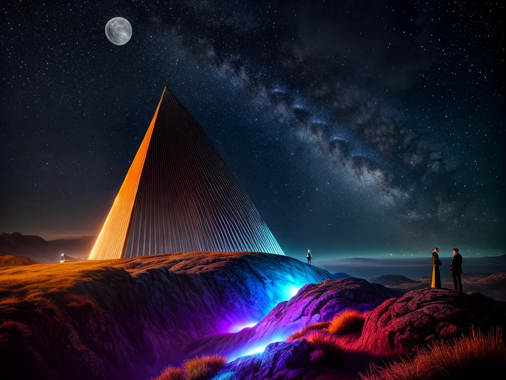 Fotos pintura sonho lua estrelas surrealismo