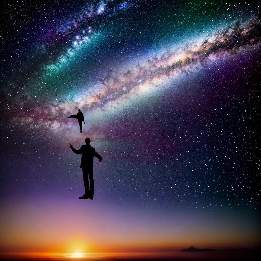 Fotos pintura sonhos constelacao nuvem