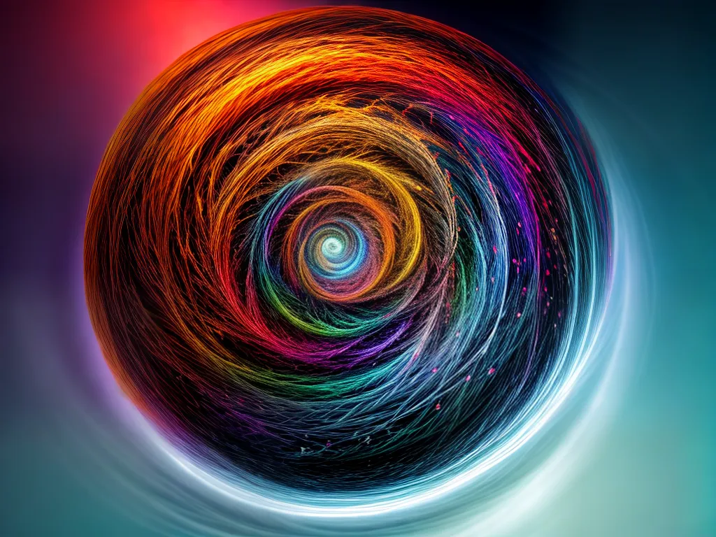 Fotos pintura vortice sonhos coloridos
