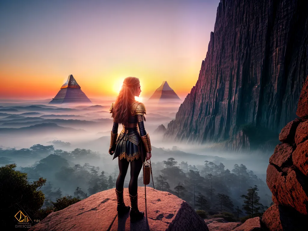 A simbologia dos sonhos com pirâmides: decifrando seus triângulos oníricos 5 Fotos piramide majestosa por do sol misterio