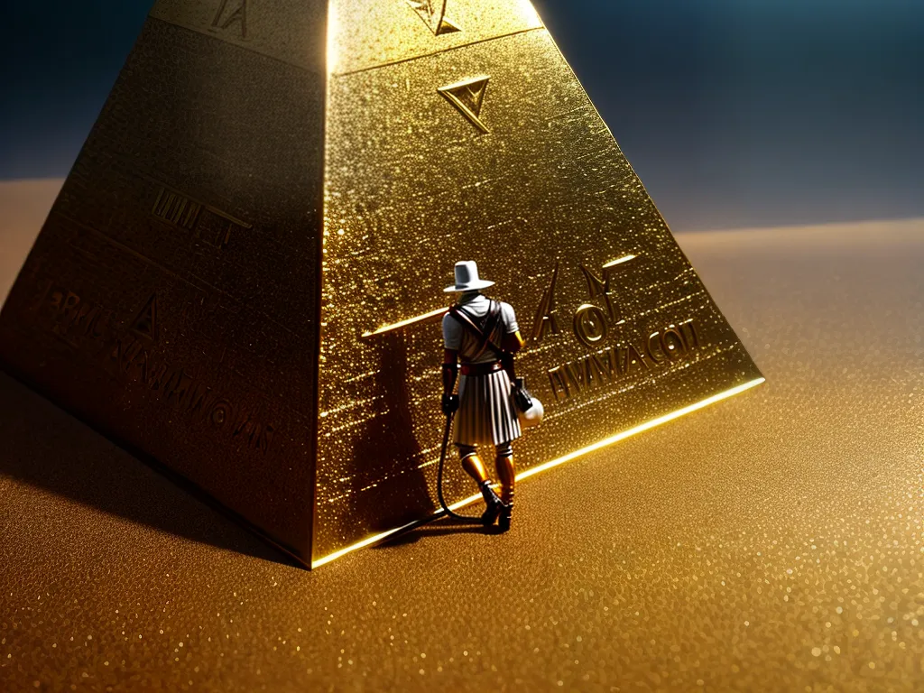 A simbologia dos sonhos com pirâmides: decifrando seus triângulos oníricos 6 Fotos piramide ouro consciente subconsciente