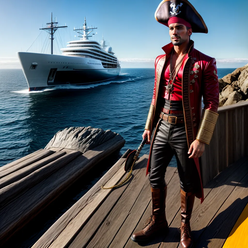 Fotos pirata futurista aventura por do sol
