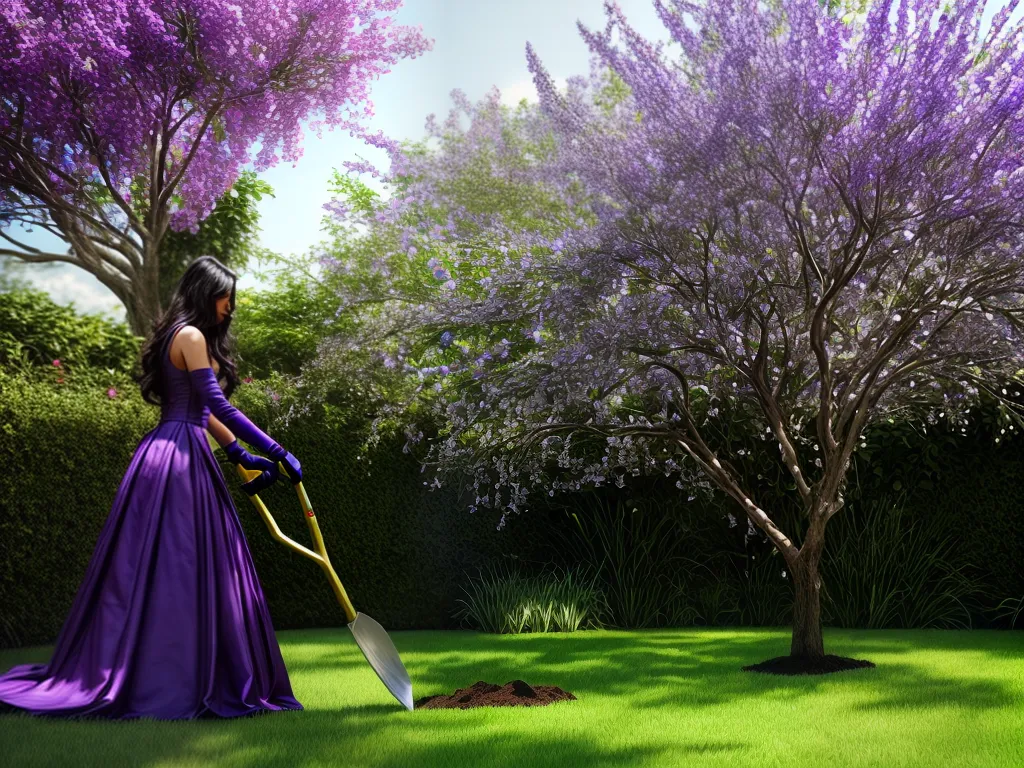 Fotos plantando jacaranda jardim sonhos