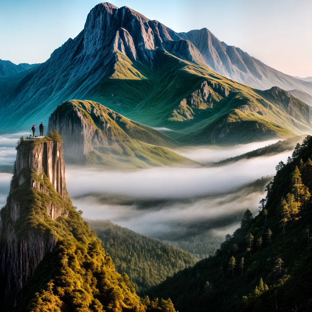 Fotos poder montanha lideranca nuvens