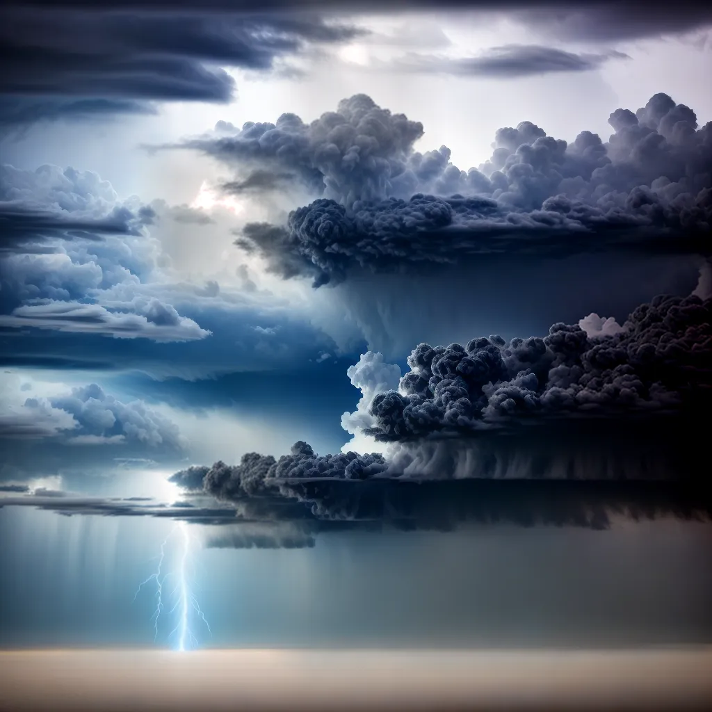 Fotos poder natureza temporal intenso