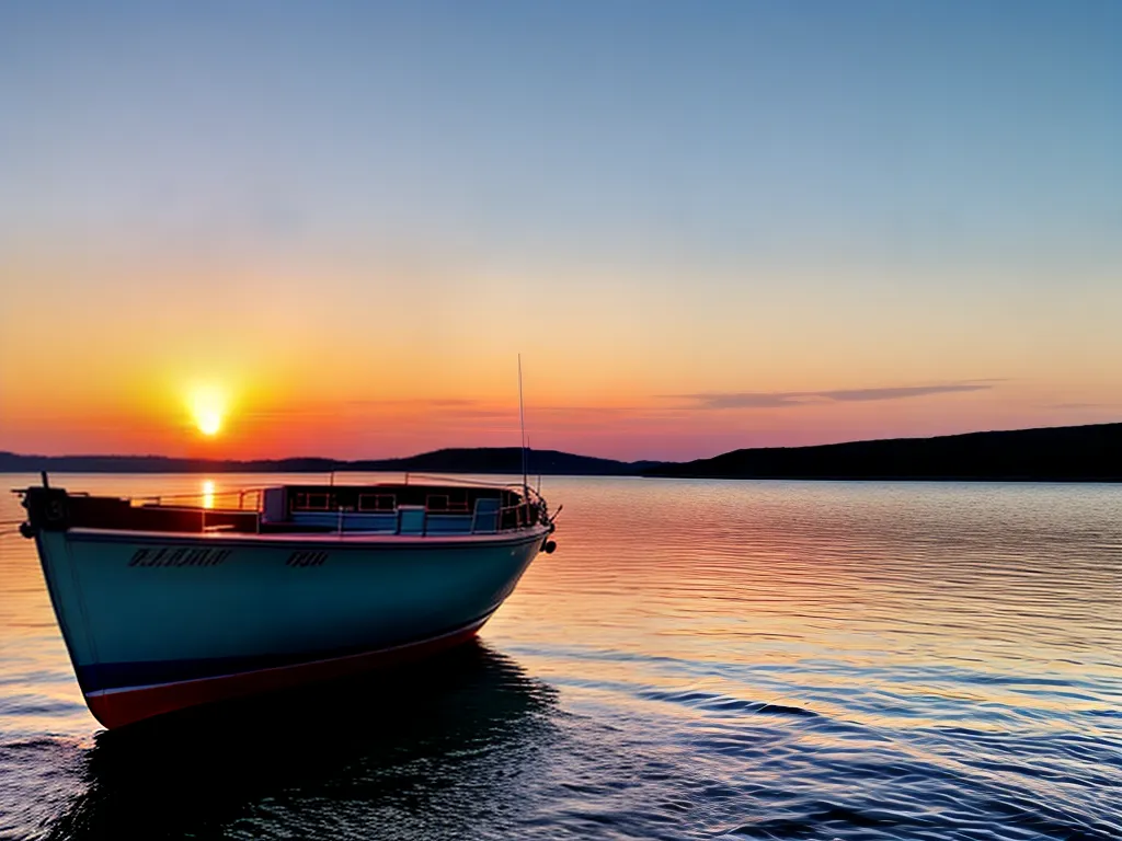 Fotos por do sol barco sonho realidade