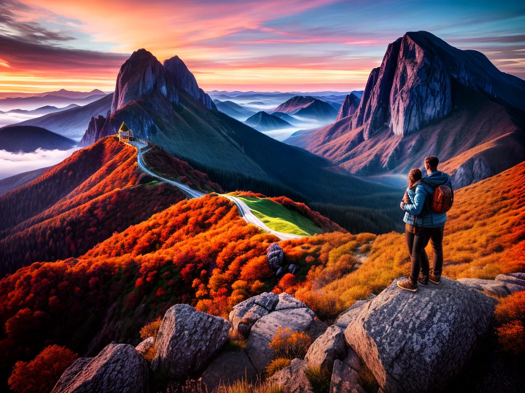 Fotos por do sol montanha sonhos infinito