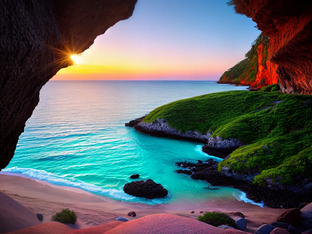 Descubra o Mistério dos Sonhos: Qual o Significado de Sonhar com Praias Secretas? 2 Fotos por do sol praia turquesa solidao