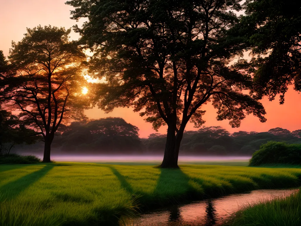 Descubra o incrível significado de sonhar com a natureza exuberante 5 Fotos por do sol vibrante ceu meado rio