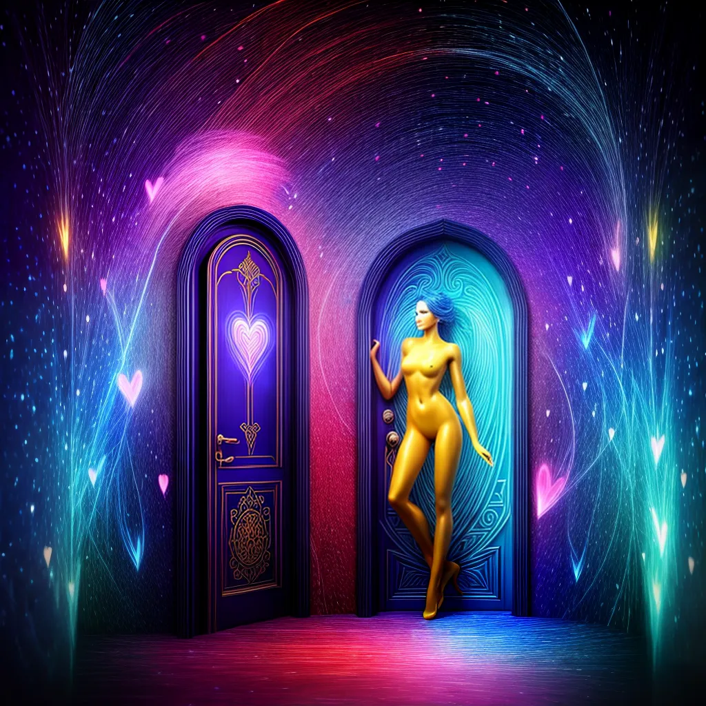 Sonhos Reveladores: Aviste o Futuro através do Significado de Sonhar com Entrada e Câmara Cardíaca 4 Fotos porta coracao surreal sonhos simbolismo