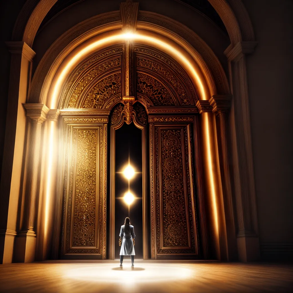 Sonhar com Sigilo: Descubra o Enigma do Inconsciente 3 Fotos porta misteriosa simbolos chave iluminacao