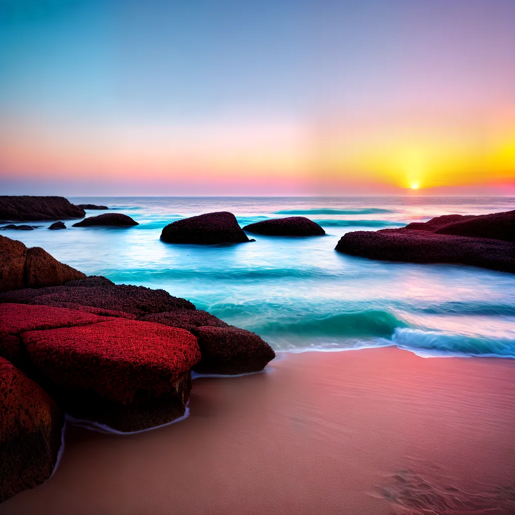 Descubra o Significado dos Sonhos: Desvende os Mistérios da Noite com a Aurora à Beira-mar 3 Fotos praia amanhecer cores calmia gaivotas