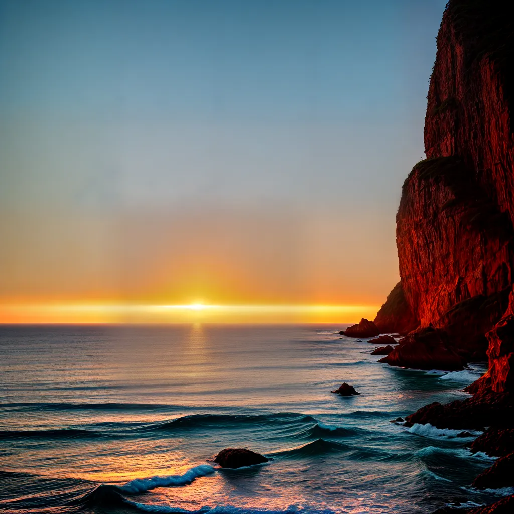 Fotos praia amanhecer onda sonho