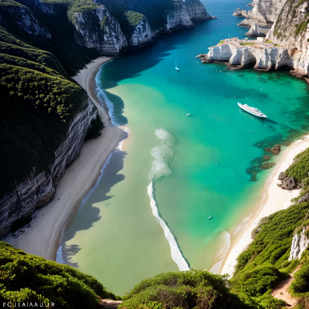Fotos praia ave marinha cenico sereno