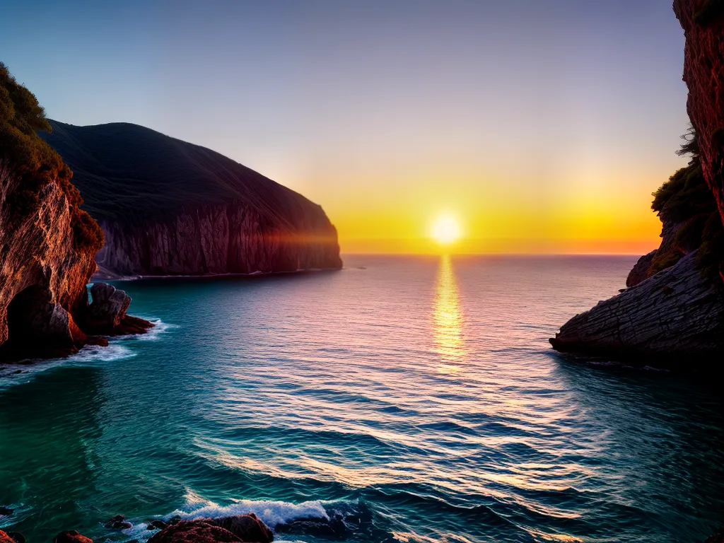 Fotos praia azul por do sol veleiro