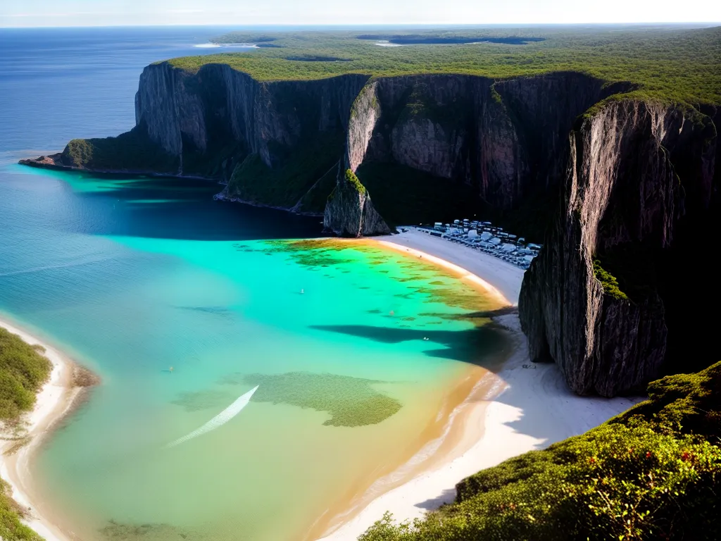 Desvende os Segredos do Sonho Relacionado a Praias Secretas 6 Fotos praia escondida aerea aguas turquesa