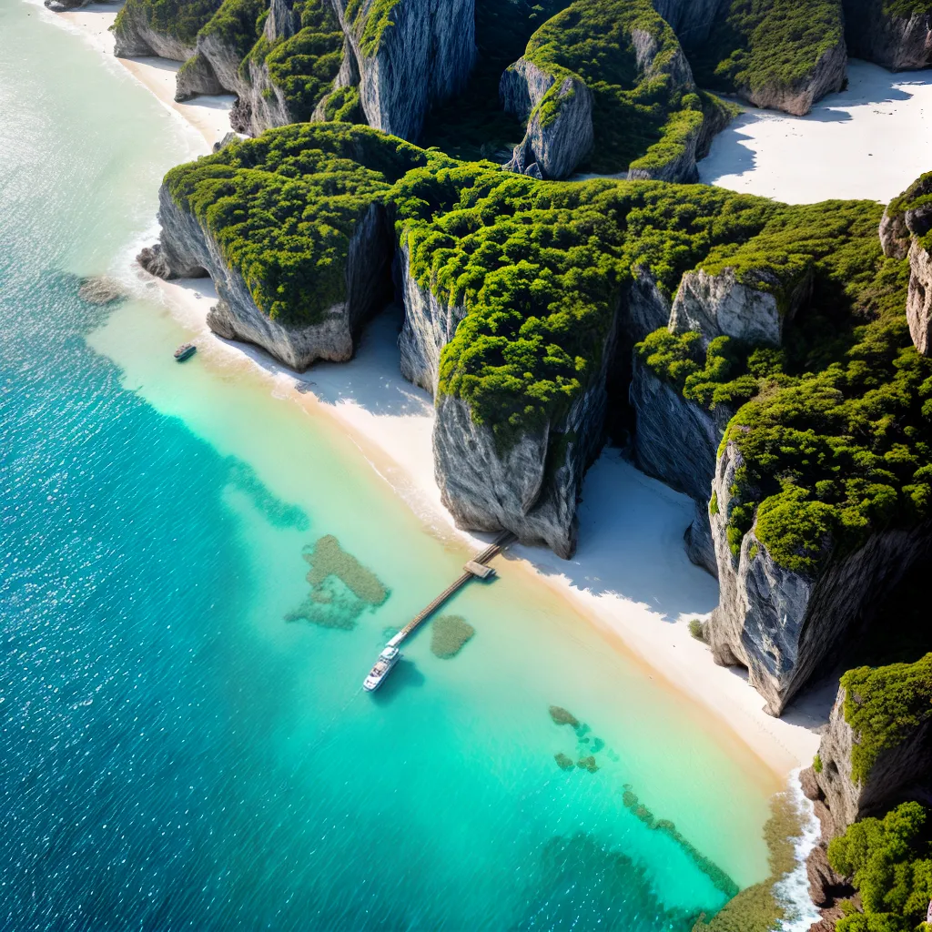 1. Qual o significado de sonhar com peregrinação a praias secretas? 2 Fotos praia escondida aerea turquesa natureza