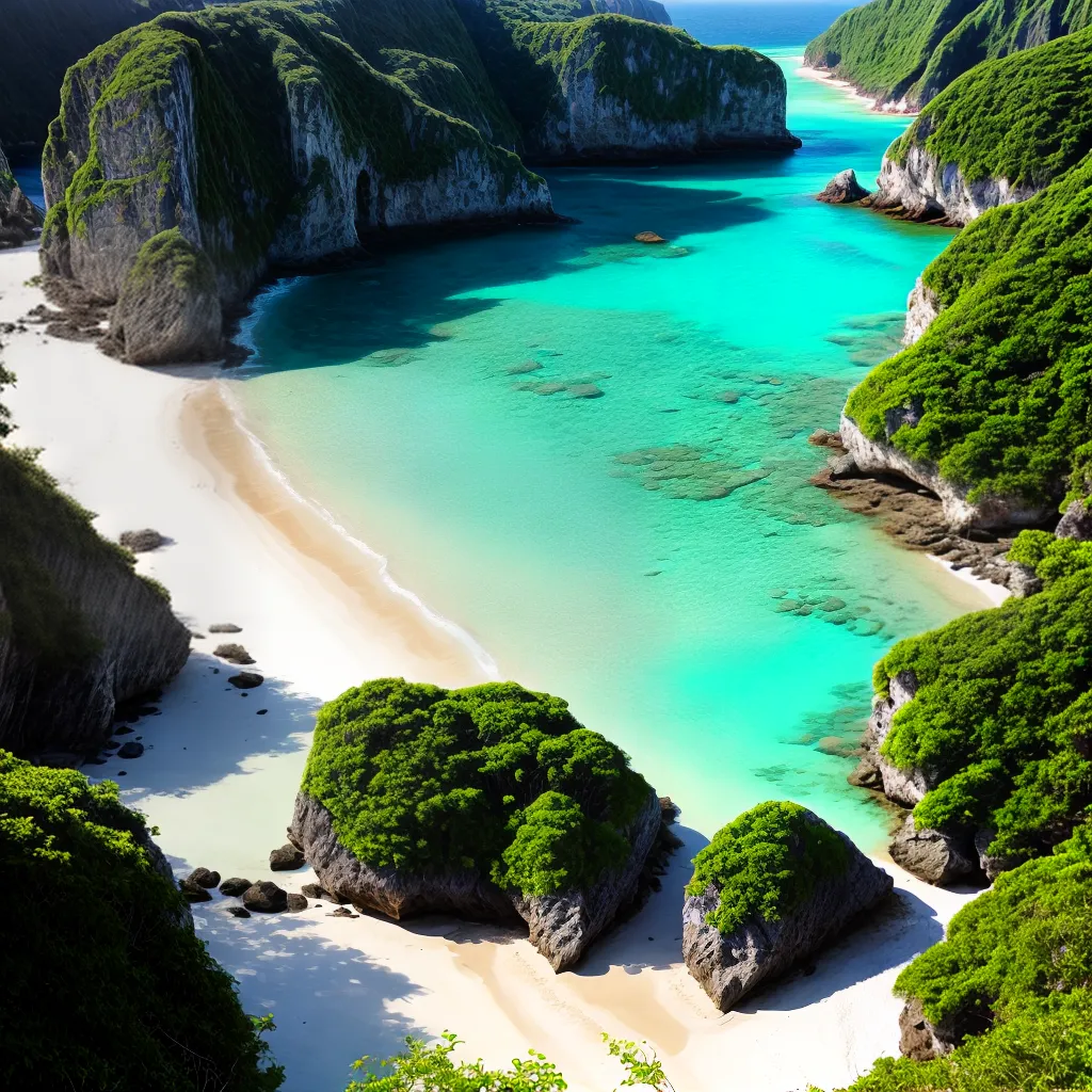Qual É o Significado de Sonhar com Praias Secretas? 5 Fotos praia escondida areia turquesa natureza
