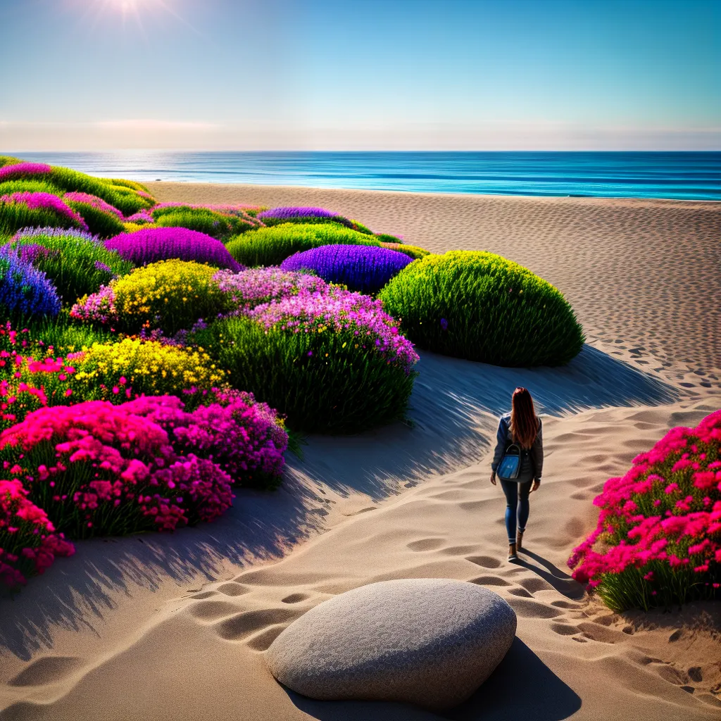 Sonhar com Flores e Mares: O que isso representa? 4 Fotos praia flores mar tranquilidade